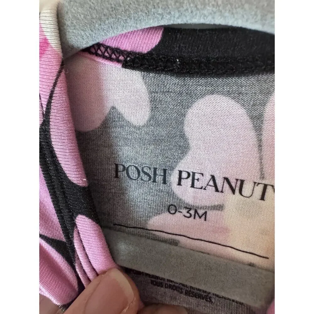 Posh Peanut Bamboo Long Sleeve Tulle Dress Girl Fall Halloween 0-3 Months NEW